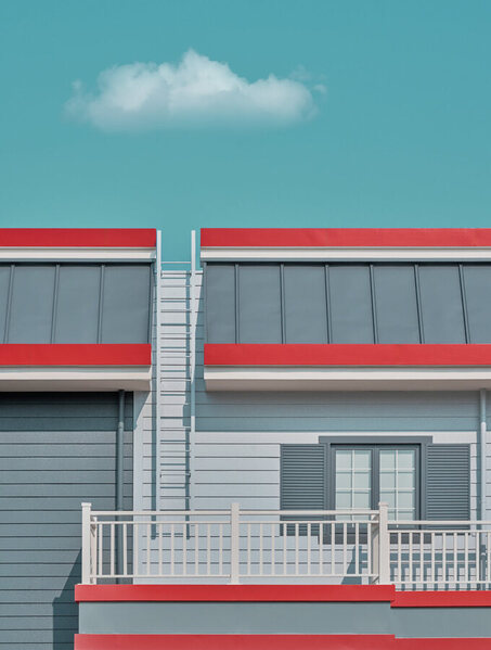 Photograph Masaki Yazaki Red And Blue on One Eyeland